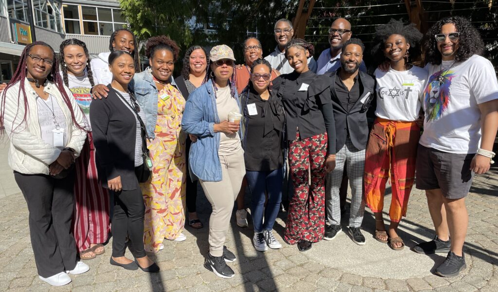 A group photo from one of the Seattle Black Educator Socials events.
